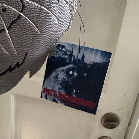 Vixen by Micheline Pitt Gray Cat Crossbody Bag - Picture 2 of 5